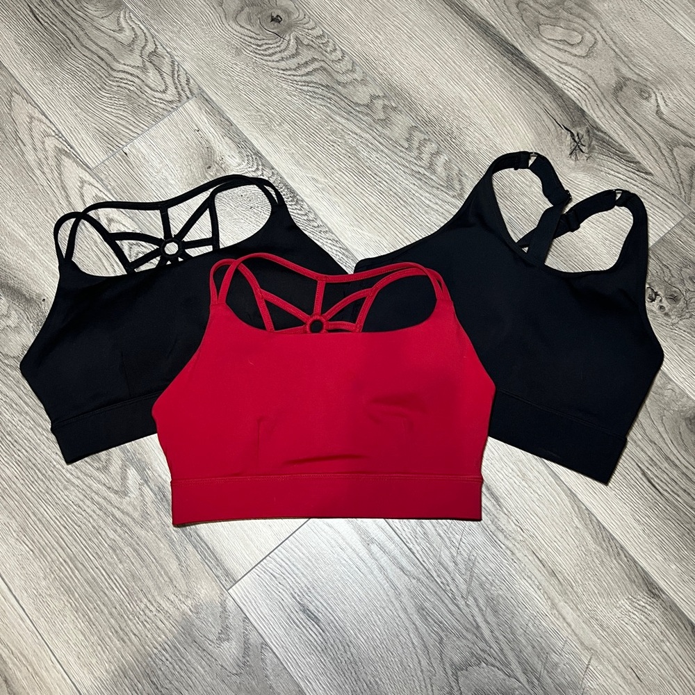 Sol‎ & Mane 3 Sports Bras Size Small Styles: Alexandria and Tasha